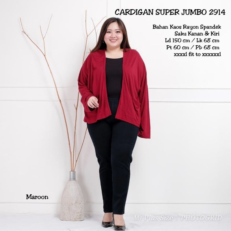 Cardigan Super Jumbo 2914,Ld 150 cm