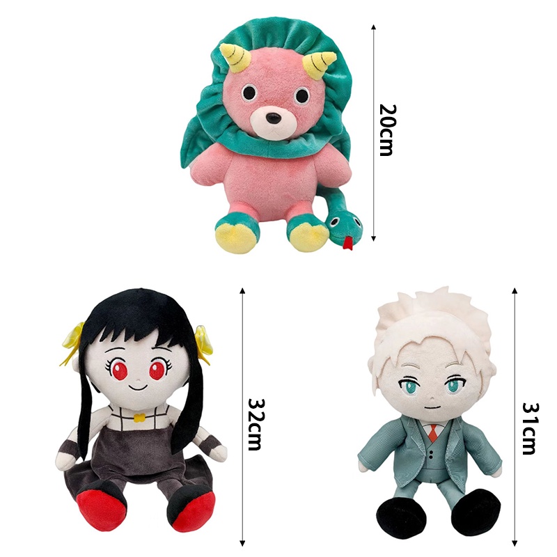 New Spy X Family Anya Plush Dolls Yor Forger Twilight Cartoon Bond Forger Toys Anime Princess Stuffed Plushie Toys For Kids Gift