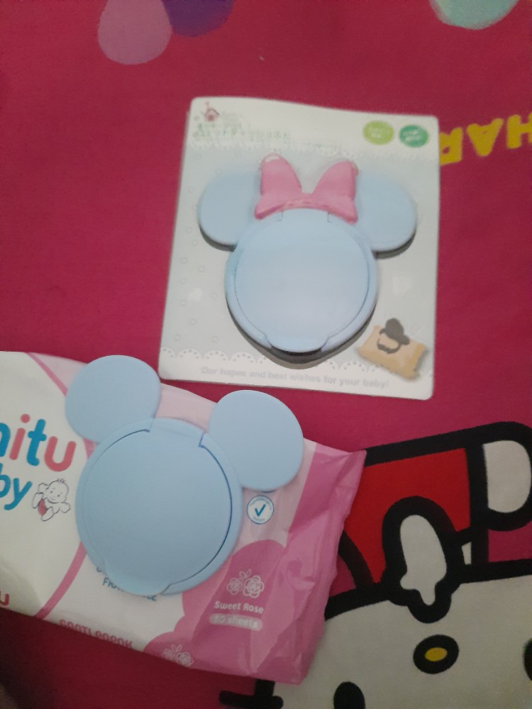 Tutup Tisu Penutup Tissue Basah Kering Mickey Minnie Mouse Disney Wet Wipes Cover