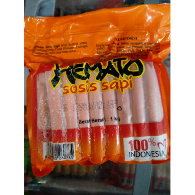 

Hemato sosis sapi 40s 1kg