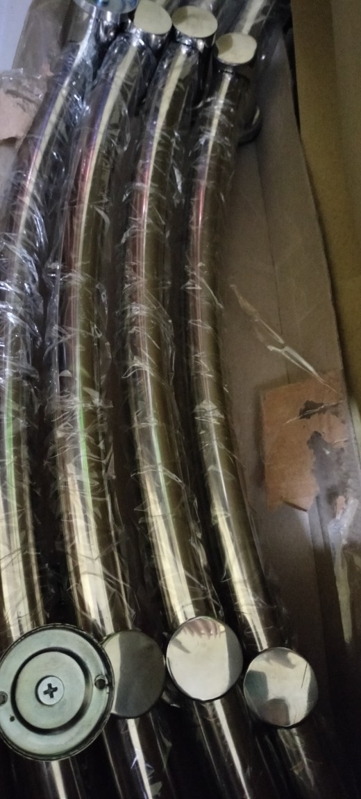 Handle Long 60cm Bulan Sabit Handle Stainless Kupu Tarung 60cm Gagang Pintu Minimalis