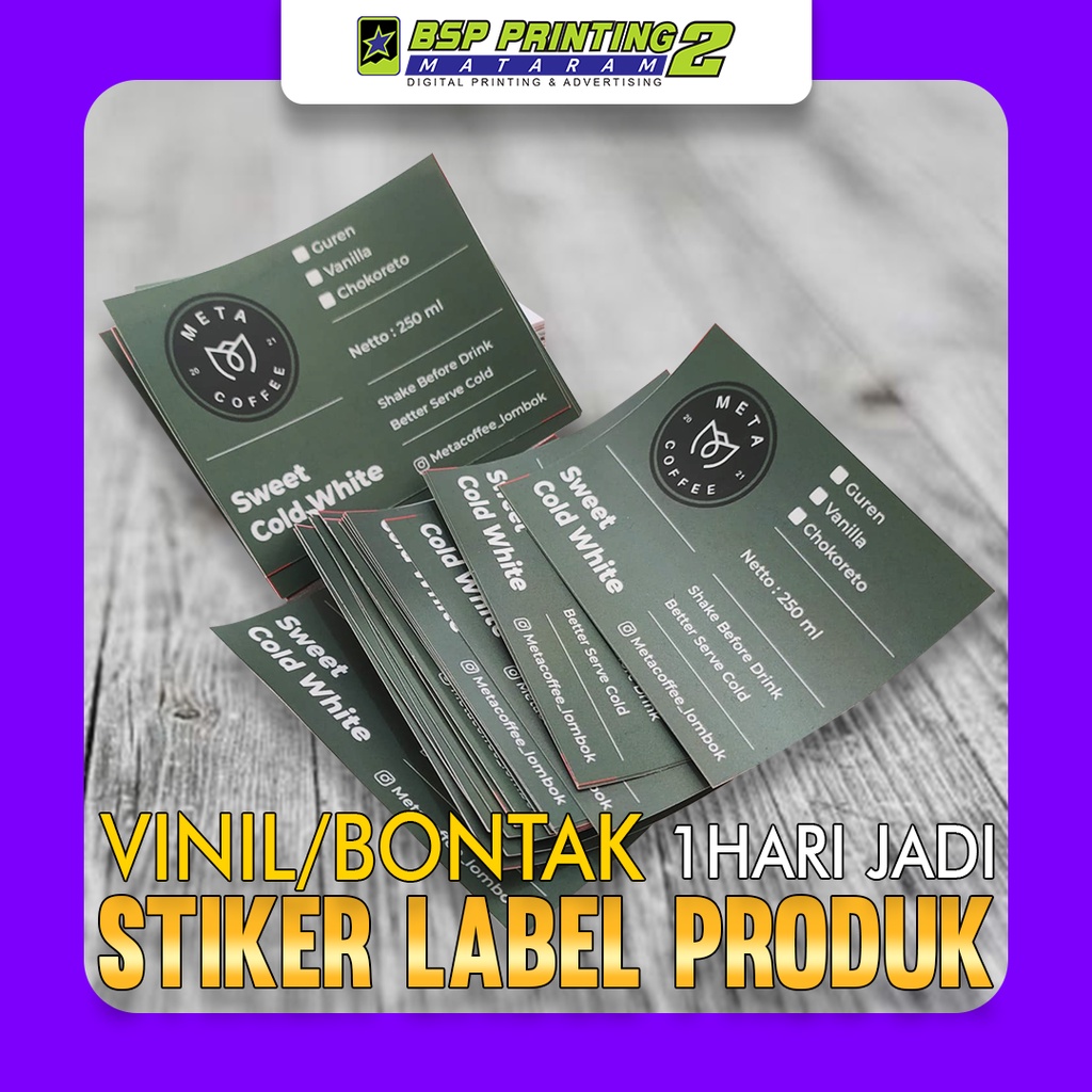 

Cetak A3 Custom Stiker Label Sesuai Keinginan