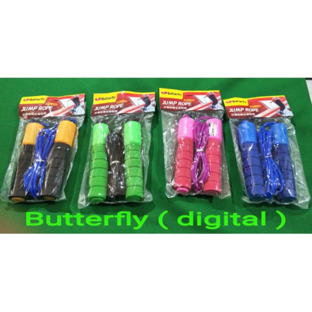 Tali skipping / jump rope / lompat tali digital Butterfly