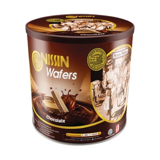 Nissin chocolate wafer 300gr