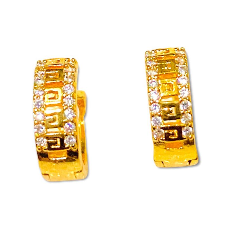 anting lapis emas//anting pernata//perhiasan pengganti emas
