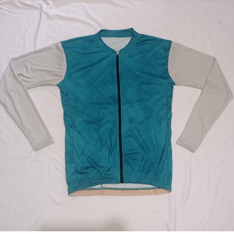 Jersey Sepeda Aero Roadbike / Baju Sepeda Lengan Panjang - Marble Motif