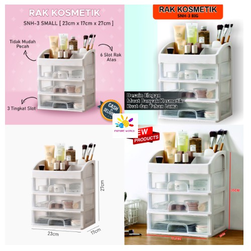 Rak Kosmetik Snh Rak Makeup Storage Kotak Penyimpanan Alat Tulis Tempat Kosmetik