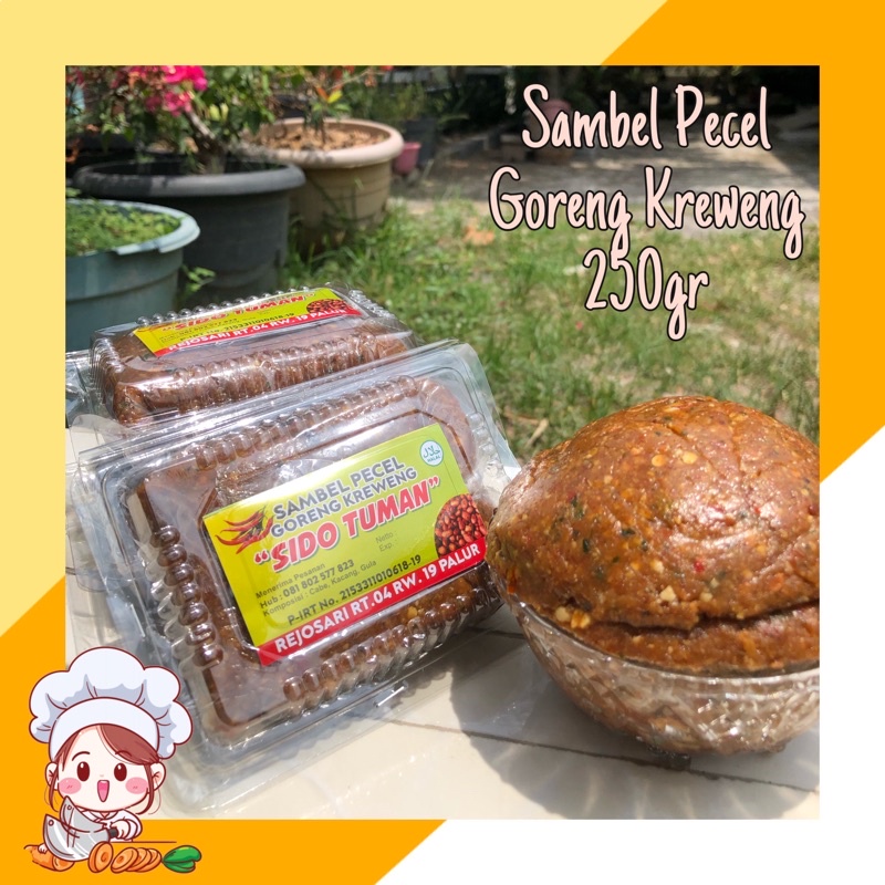 

Sambel Pecel Goreng Kreweng 250gr