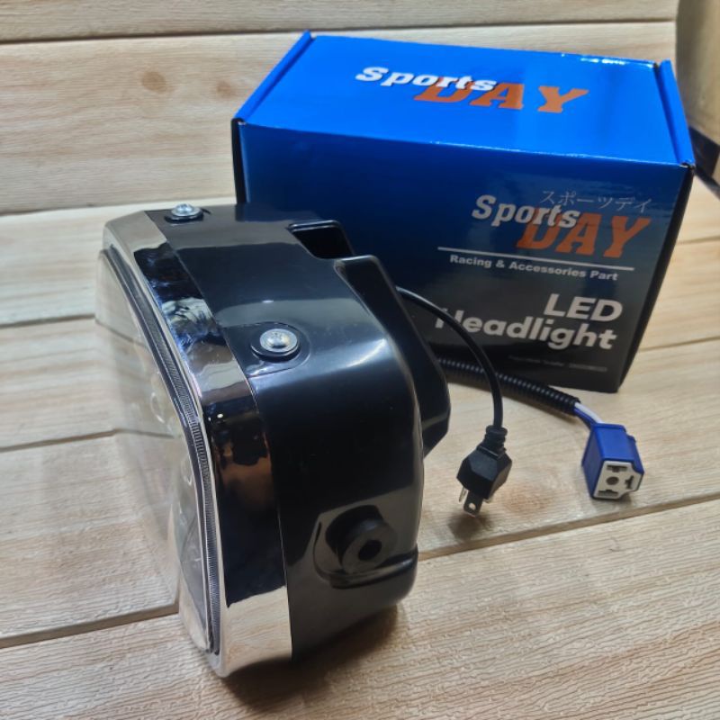 LAMPU DAYMAKER OVAL SET BATOK RX KING - lampu daymaker 10 mata dot set batok rx king oval