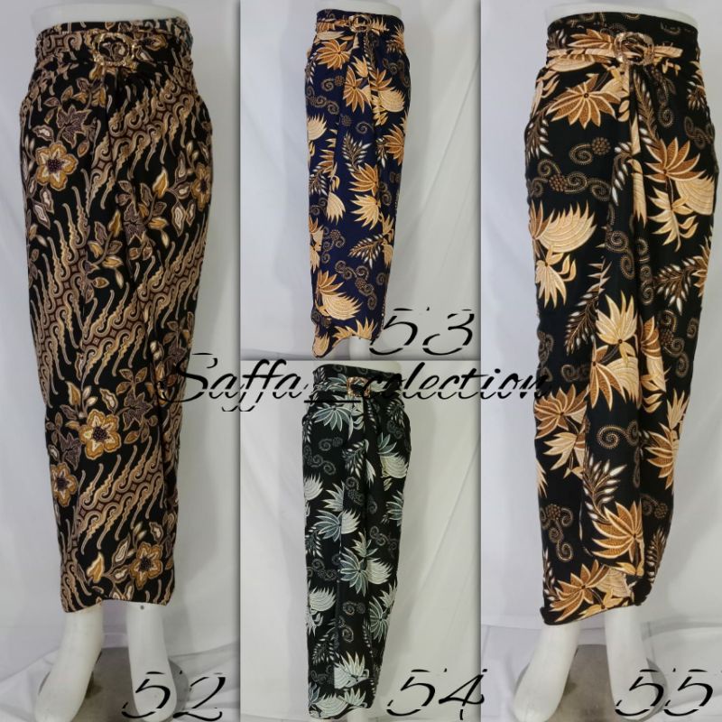 rok lilit batik modern / rok lilit batik/bawahan kebaya modern/rok serut/rok batik