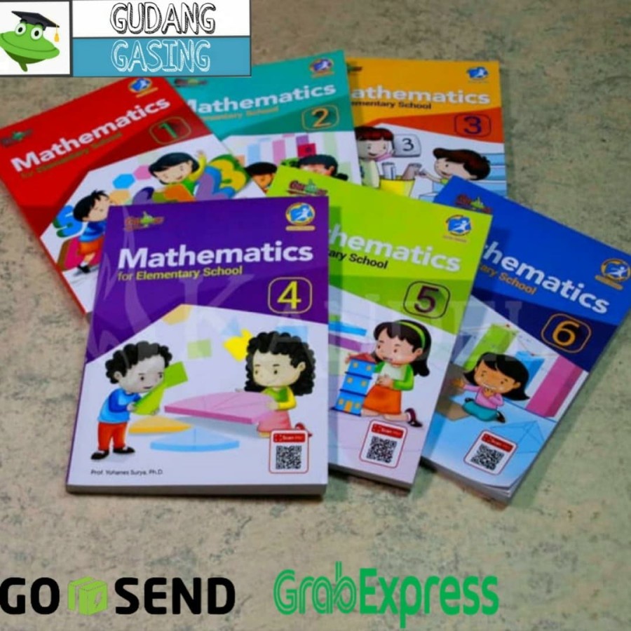 Buku Mathematics for Elementary School 1-6 (K13) 6 Jilid Prof. Yohanes Surya