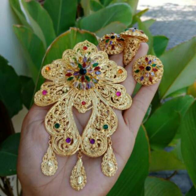 Set Bros Subeng Kebaya Alpaka Bali