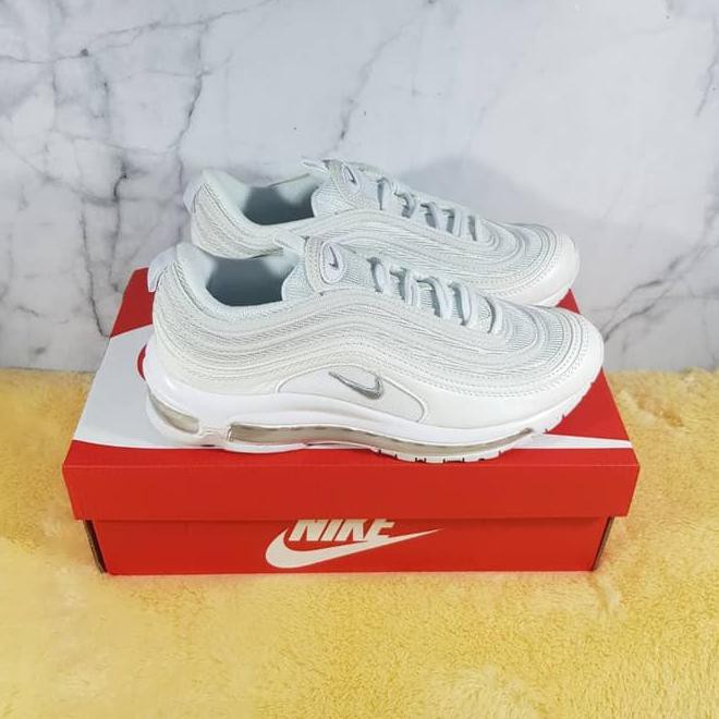 Promo Akhir Tahun Nike Airmax 97 Triple White Premium Quality Kode 277