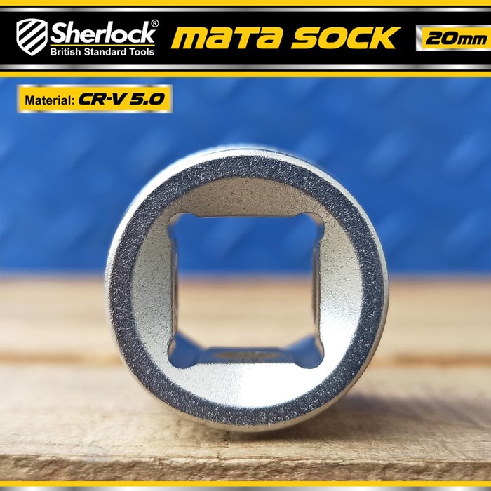 Kunci Shock 20 mm 6 PT / Sherlock Mata Sok/Sock 1/2 inch