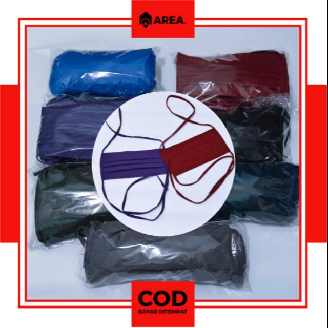1 pcs masker kain /masker hijab bahan oxford