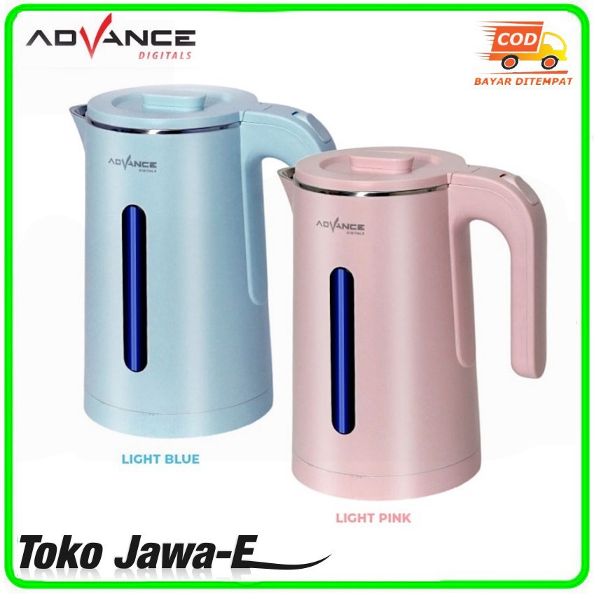 TEKO LISTRIK OTOMATIS ADVANCE Teko Listrik Kattle Listrik AK 184 Kapasitas 1,8 Liter