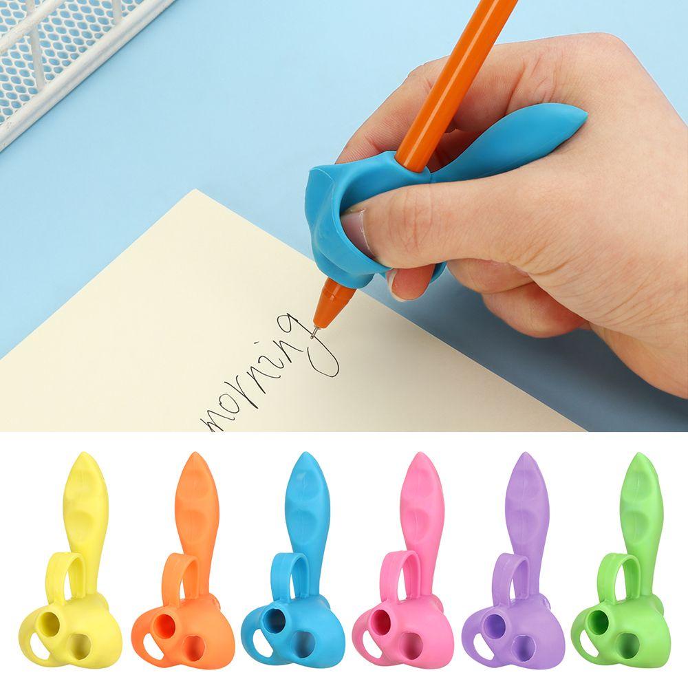 Preva Silicone Pencil Grips Handwriting Grip Korektor Alat Bantu Tulisan Kaligrafi Grip