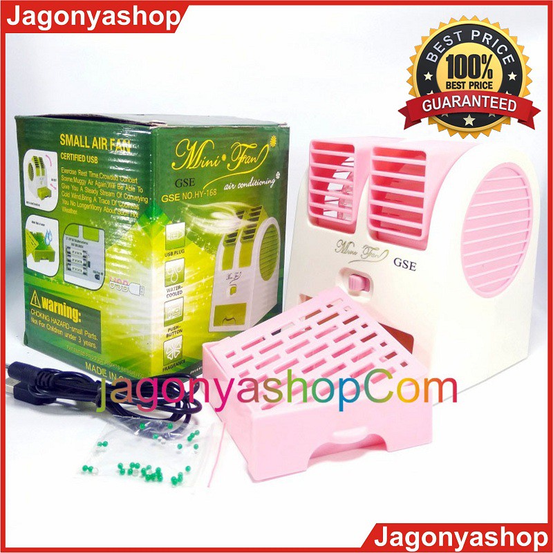 Kipas Angin Mini AC Mini Portable Usb dan Batre