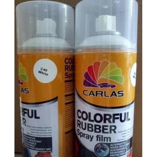 

Carlas Rubber Paint White Carlas C40 Putih Doff ~