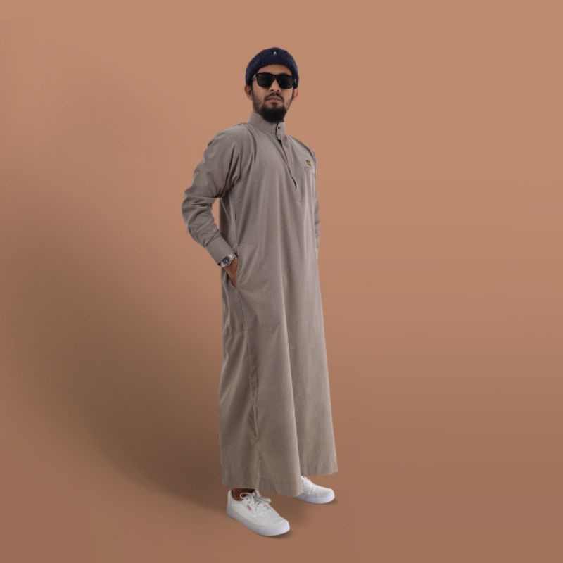 JUBAH SAHARA JUBAH EKSKLUSIF SAUDI HARAMAIN JUBAH MEWAH JUBAH MANSET JUBAH PRIA DEWASA LENGAN PANJANG