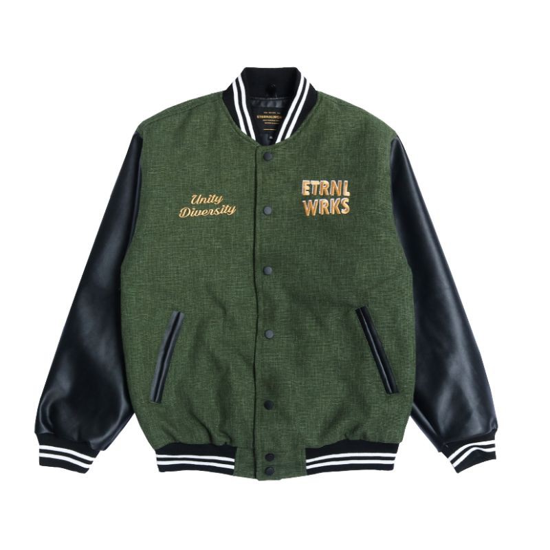 Eternalworks Green Varsity Jackety