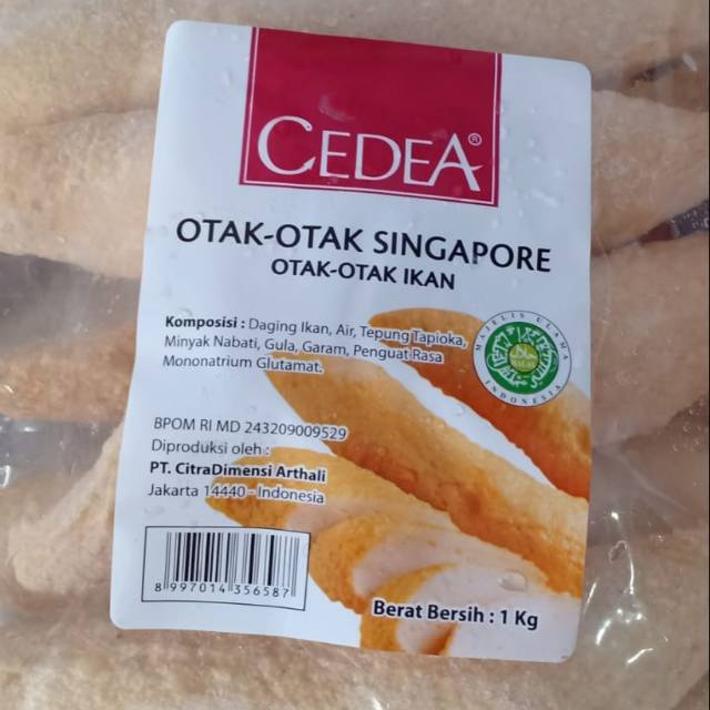 

Cedea otak otak Singapure 1kg