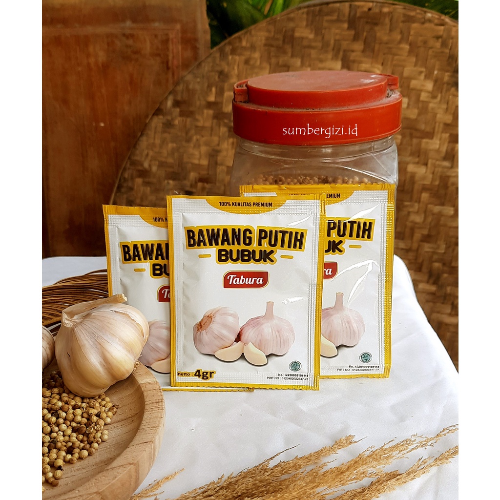 

SS201 Tabura Bawang Putih Bubuk 4g