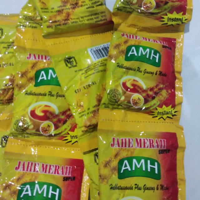 

JAHE MERAH SUPER AMH Instant perSachet