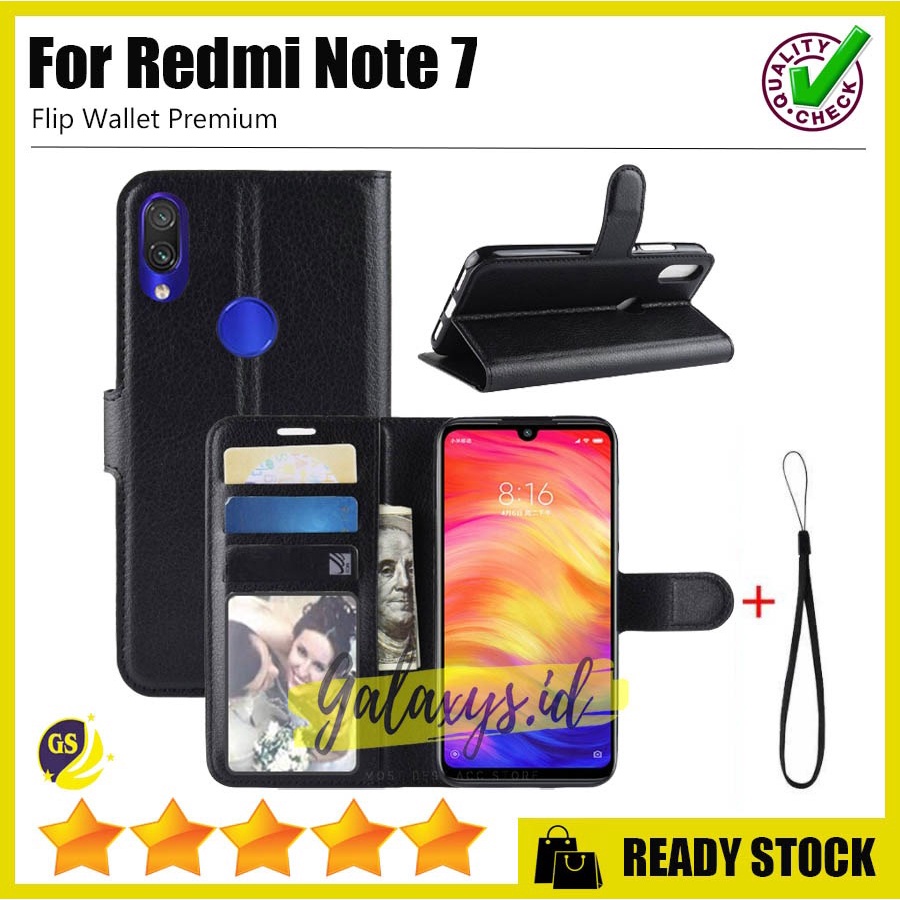 Flip Case Xiaomi REDMI 10 2021 Redmi Note 10 10s 9 9T 8 8A 7 Pro Note 5 Pro 4 4X Flip Wallet Cover Leather Kulit