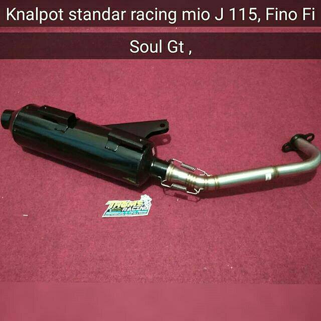 Knalpot Standar racing proliner 
Yamaha Mio J 115 , soul GT 115 Fino fi 115