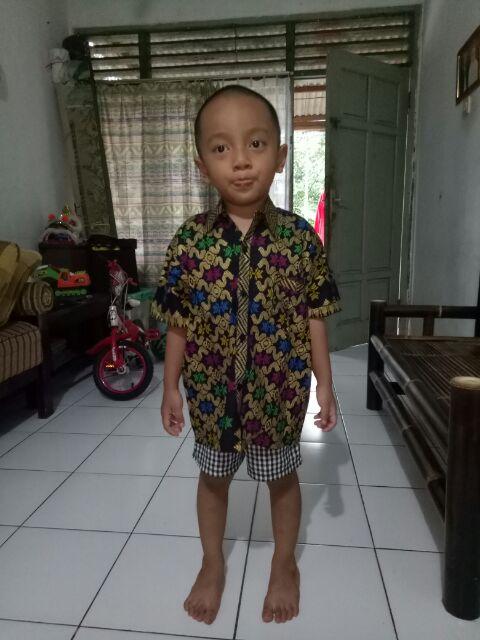 Qnunbatik Hem/kemeja Batik Anak Cowok Thalita Prodo