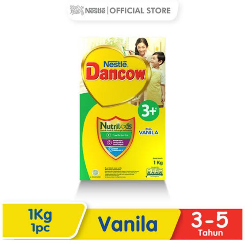 Dancow 3+ Vanila 1 KG Box