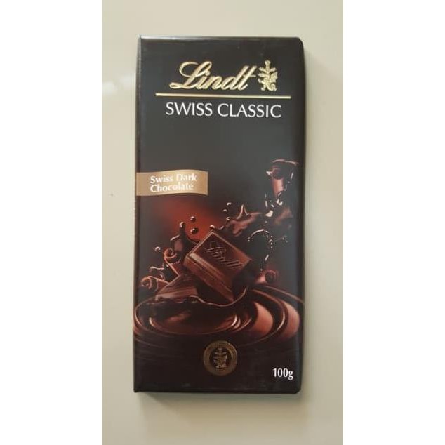 

BEST SELLER PROMO !! Lindt Swiss classic dark chocolate - Coklat Impor