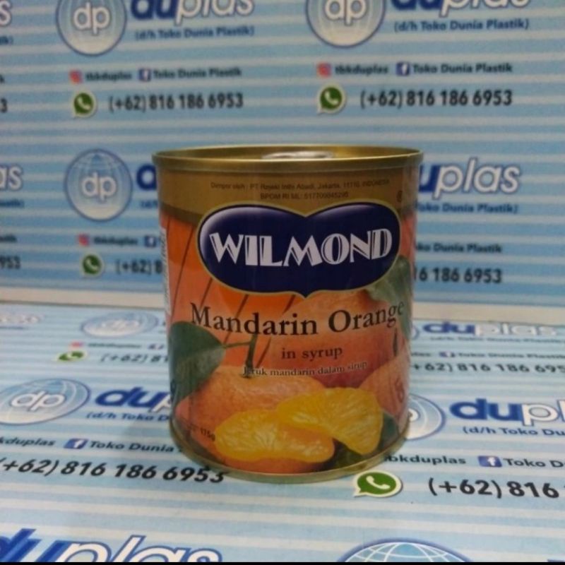 

Wilmond Mandarin Orange / Jeruk Mandarin Kaleng 312 gr