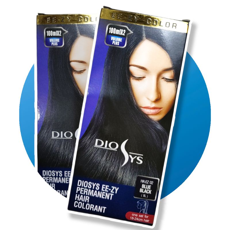 Cat Rambut Diosys Blue Black