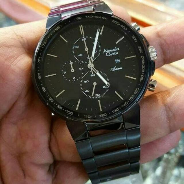 Jam Alexandre Christie AC 6462 Full Black Original