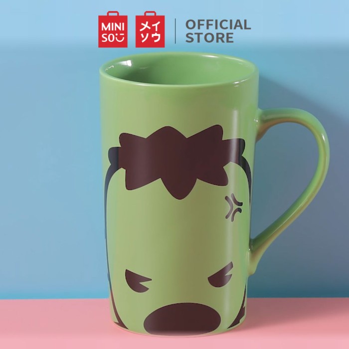 MINISO MARVEL Mug Keramik Cangkir Gelas Minum Ceramic Mug - Hulk