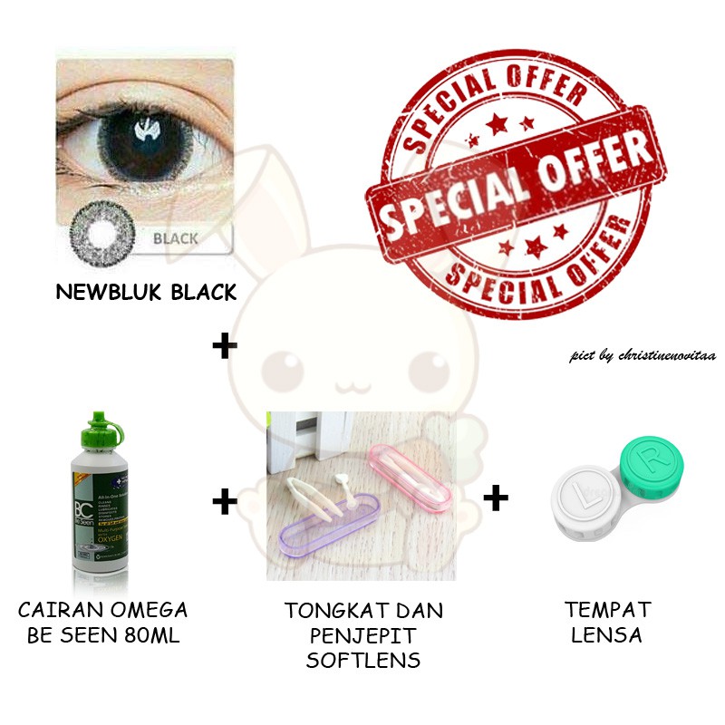 PAKET SOFTLENS LENGKAP UNTUK PEMULA NEWBLUK - 15MM - NORMAL