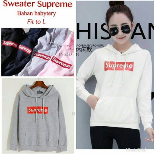 A1038 - Sise -Baju Pky Sweater Supreme / Sweter Supreme / Hoodie Supreme Sale 