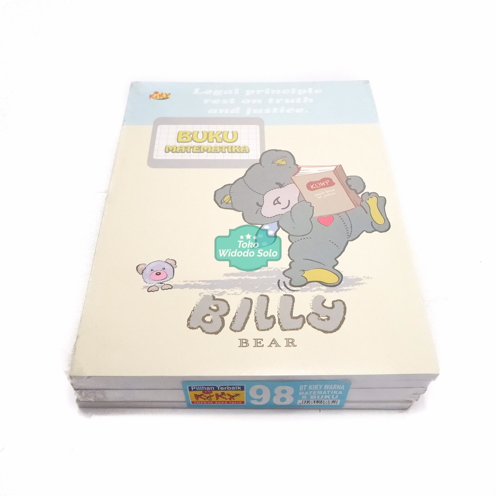 

1 PACK (ISI 5) Buku Tulis Kotak Tanggung 5mm Kiky Matematika 98 Lembar Ukuran 16x21cm