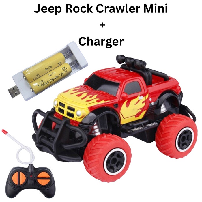 Mobil Remote Control Mobil Remot RC SUV Jeep Off Road Mini Plus Charger