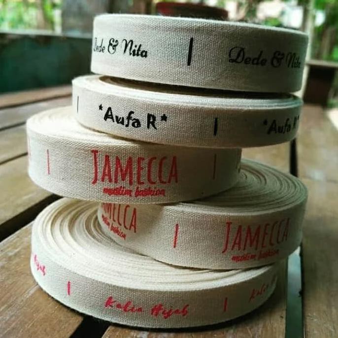 

Sablon Label bahan Katun halus murah BERGARANSI Kode 1293