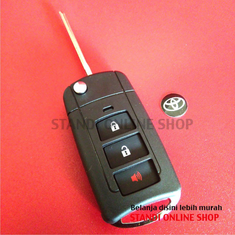 Casing Kunci Lipat Flip Key Rumah Kunci Toyota Avanza Veloz