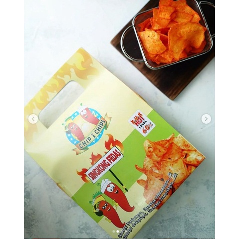 KERIPIK SINGKONG PEDAS LEVEL 60% CHIP I CHIPS 200GR