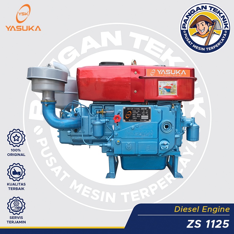 MESIN DIESEL YASUKA | ZS 1125 | MESIN DIESEL 28 PK