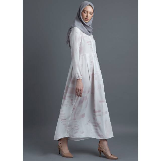 Askalabel OFFWHITE ASA DRESS (Size L & XL) Gamis Trendy ORI by ASKA LABEL
