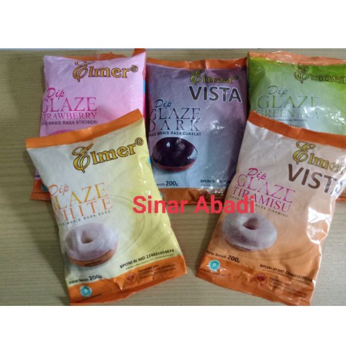 Jual Elmer Glaze/ Glaze donat / Glaze roti 200gr | Shopee Indonesia