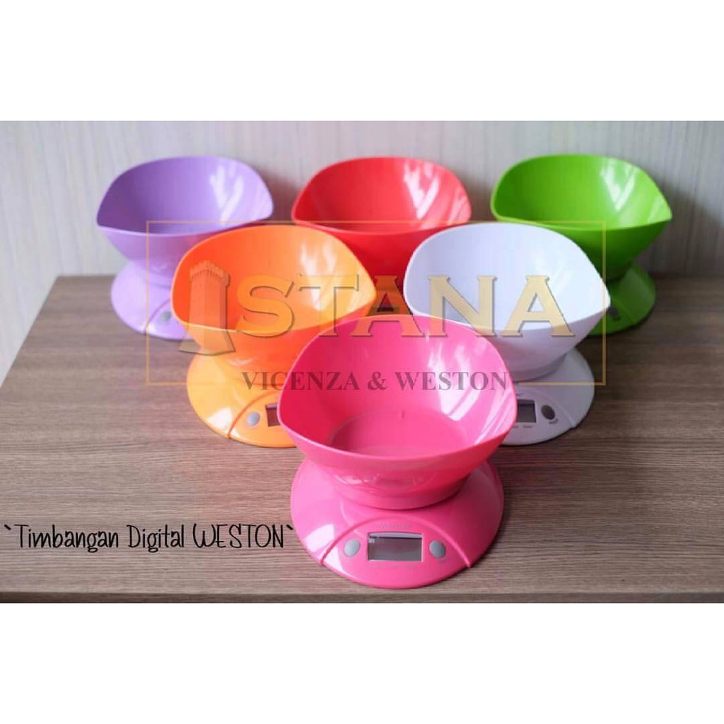 Timbangan Digital WESTON warna