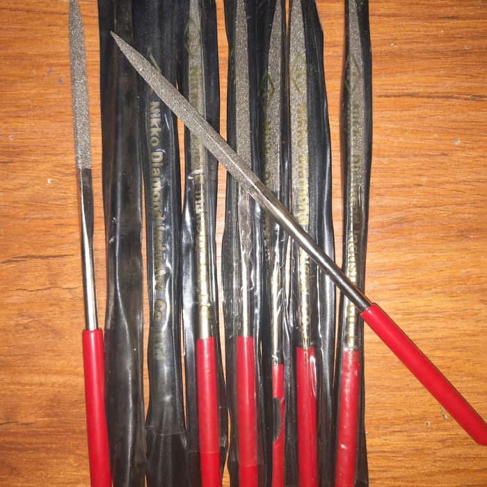 

Best Seller Kikir Intan 1 pcs Diamond File type Runcing Segitiga