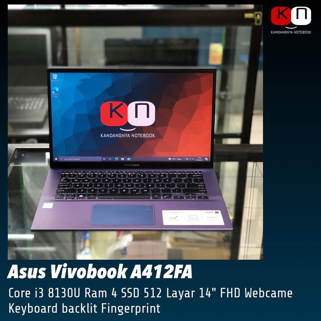 ASUS Vivobook A412FA | i3 8145U | Ram 8 | SSD 512 Nvme